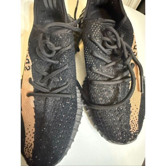 Adidas Yeezy Men\'s Boost 350 V2 Lace Up Low Top Sneaker Shoes Black Size 6 main image 6